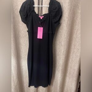 Betsey Johnson Black Lace Dress